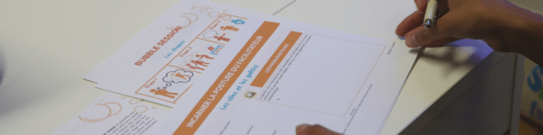 Fiche utilisée pendant la formation "Incarner la posture du facilitateur"