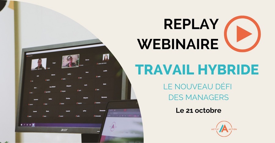 Bannière : Webinaire travail hybride